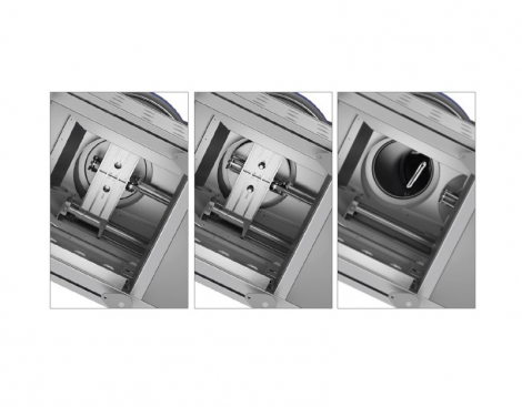 Тестомес LF (Logiudice Forni) LBD-250-D8 с 2-мя венделями и нижней выгрузкой
