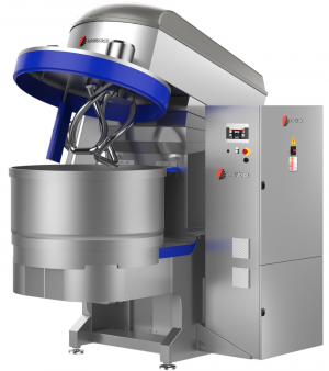 Тестомес LF (Logiudice Forni) LBD-250-D8 с 2-мя венделями и нижней выгрузкой